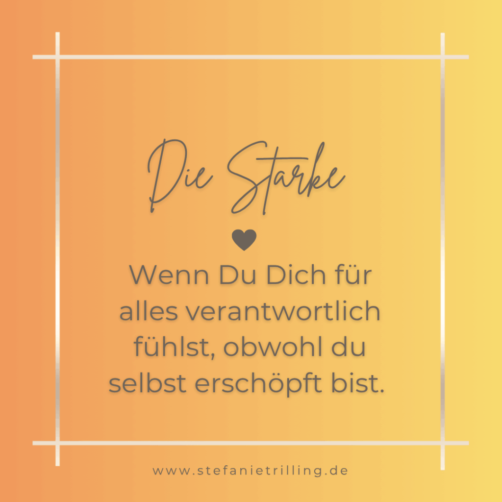 Frau lernt Verantwortung abzugeben