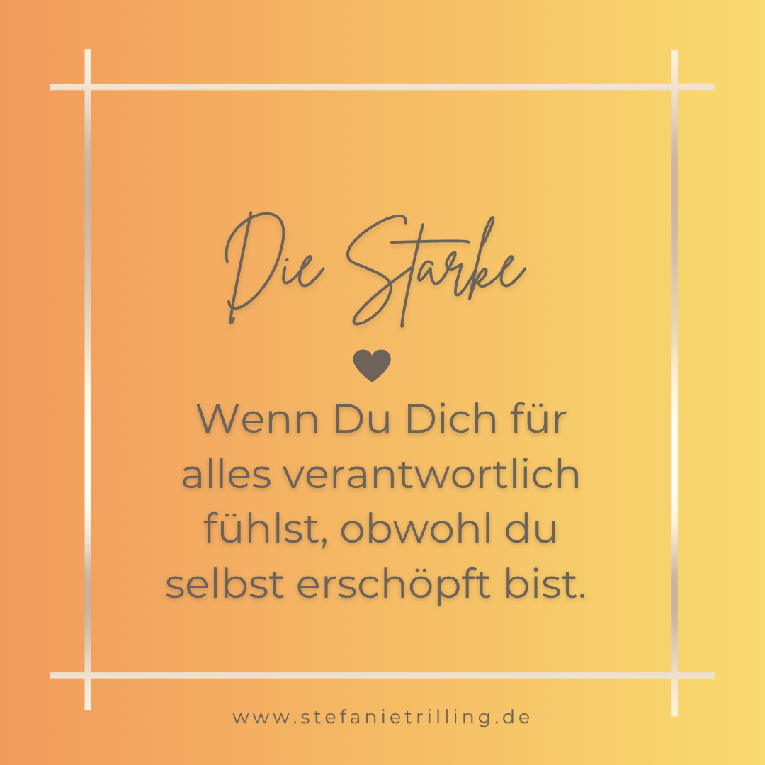 Frau lernt Verantwortung abzugeben